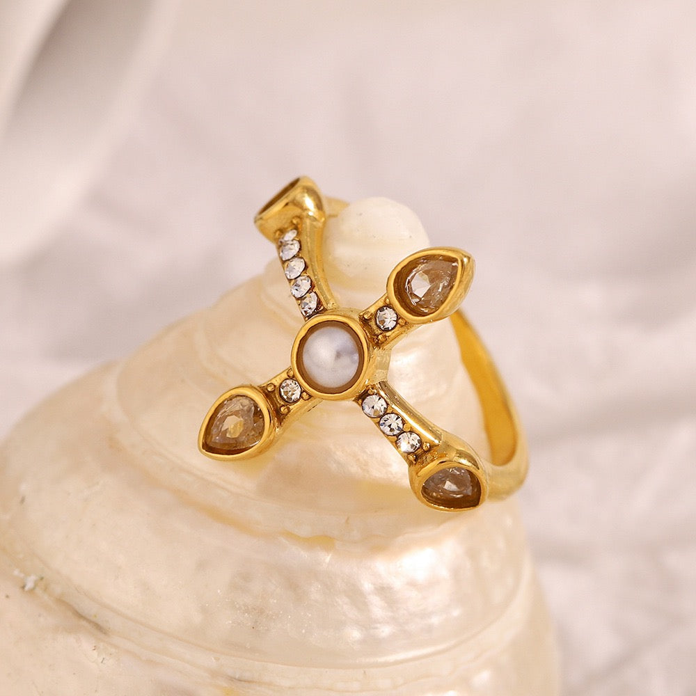 Green cross rings