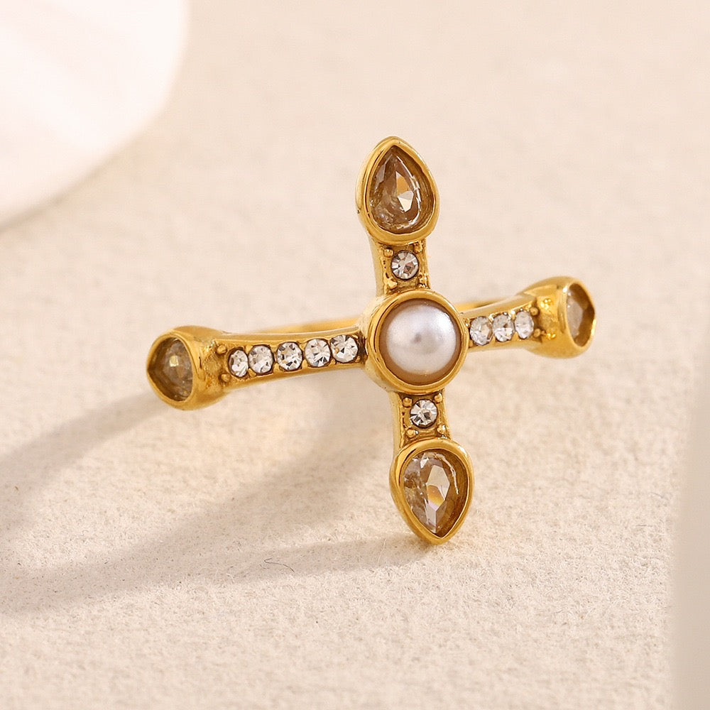 Green cross rings