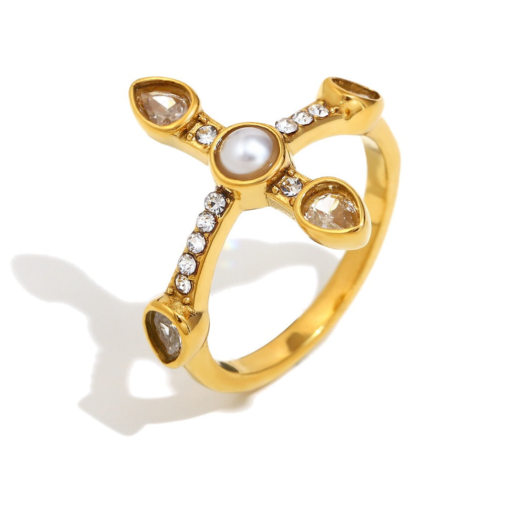 Green cross rings