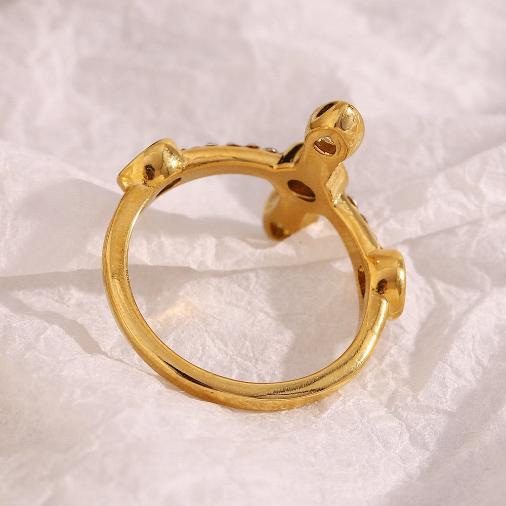 Green cross rings