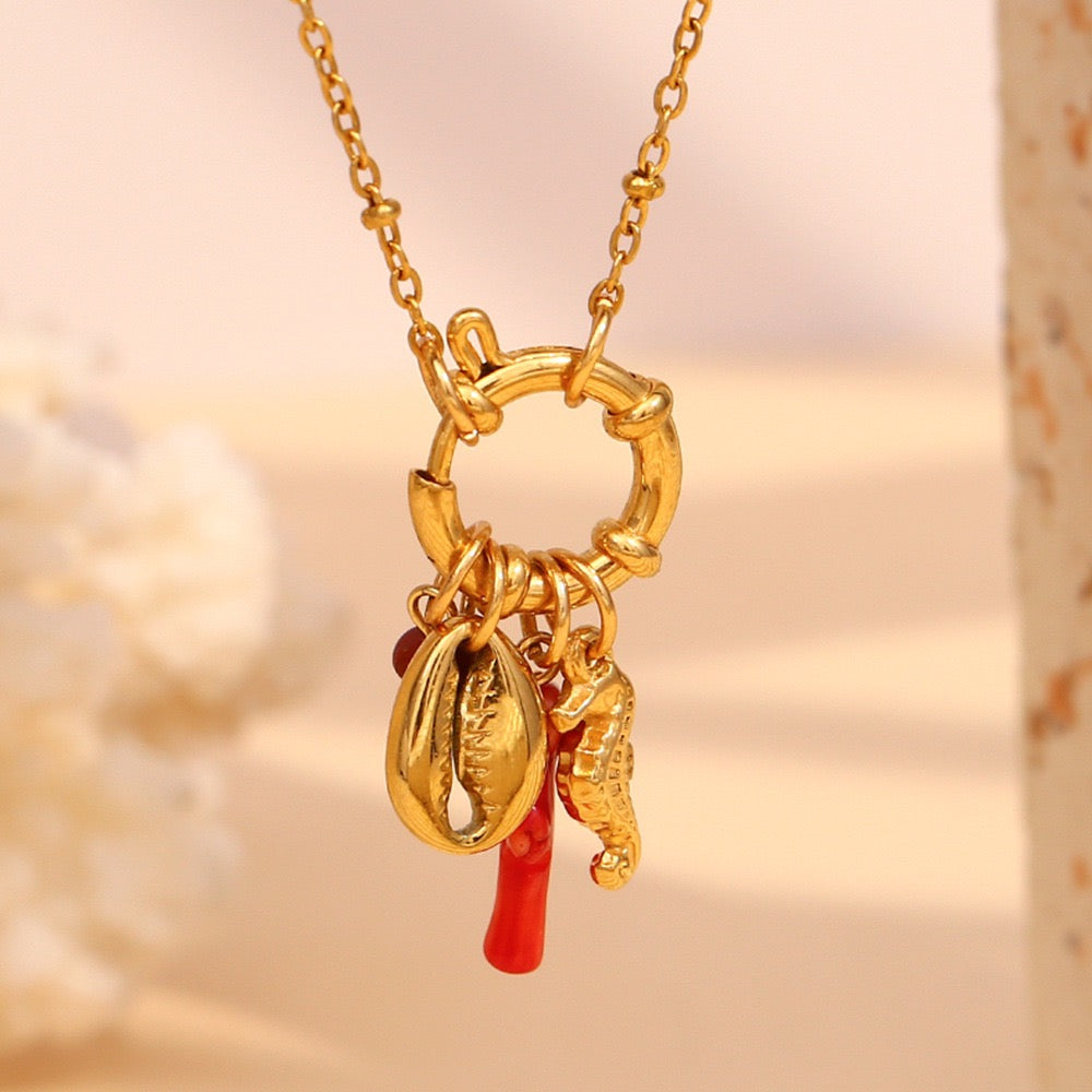 Charm chains necklace
