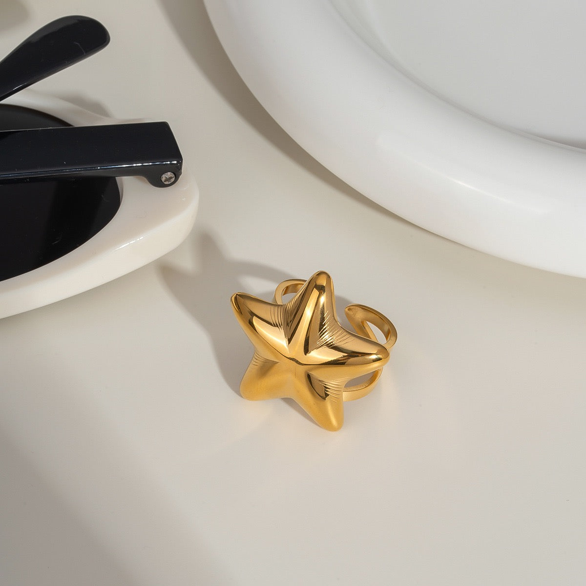 Shining star rings