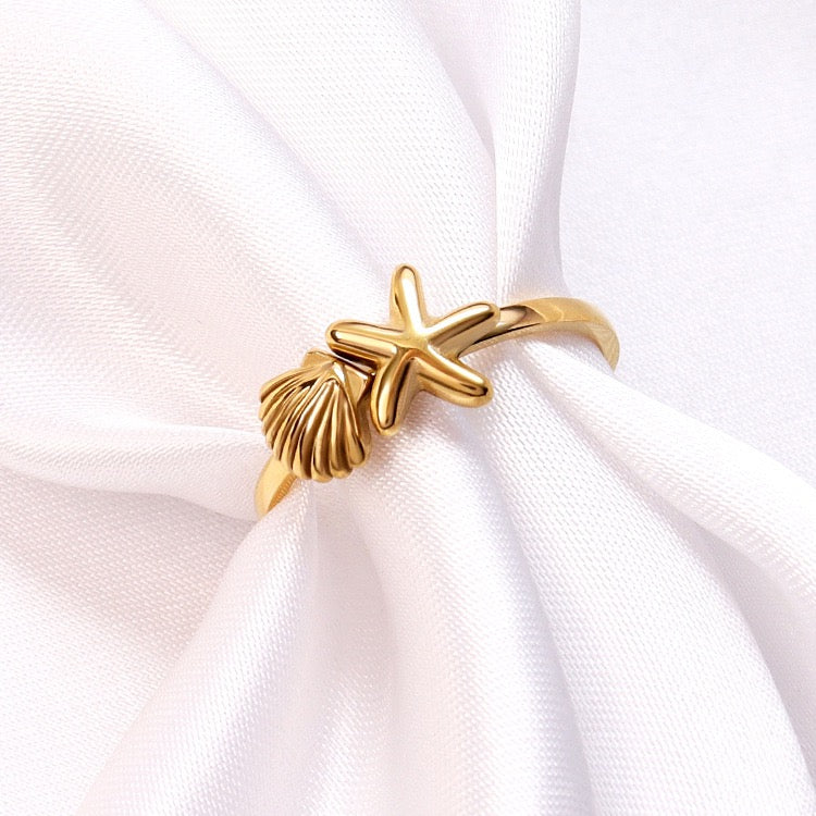 Favorite beach shell ring