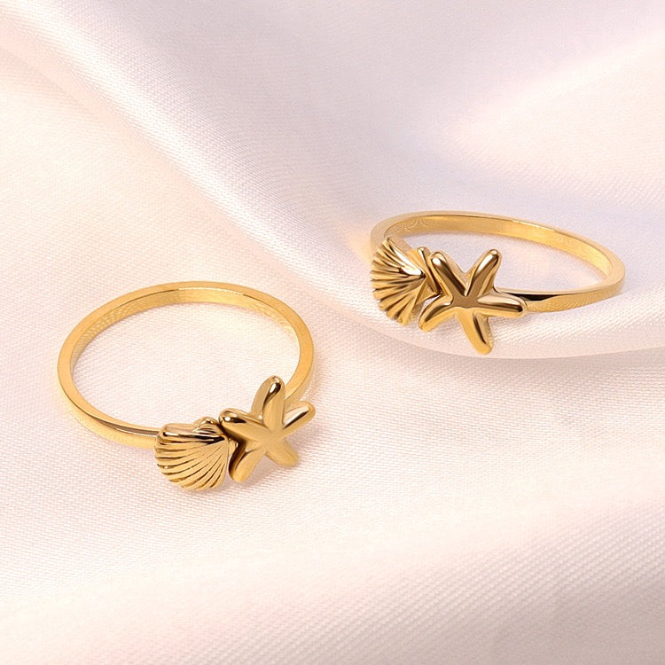 Favorite beach shell ring