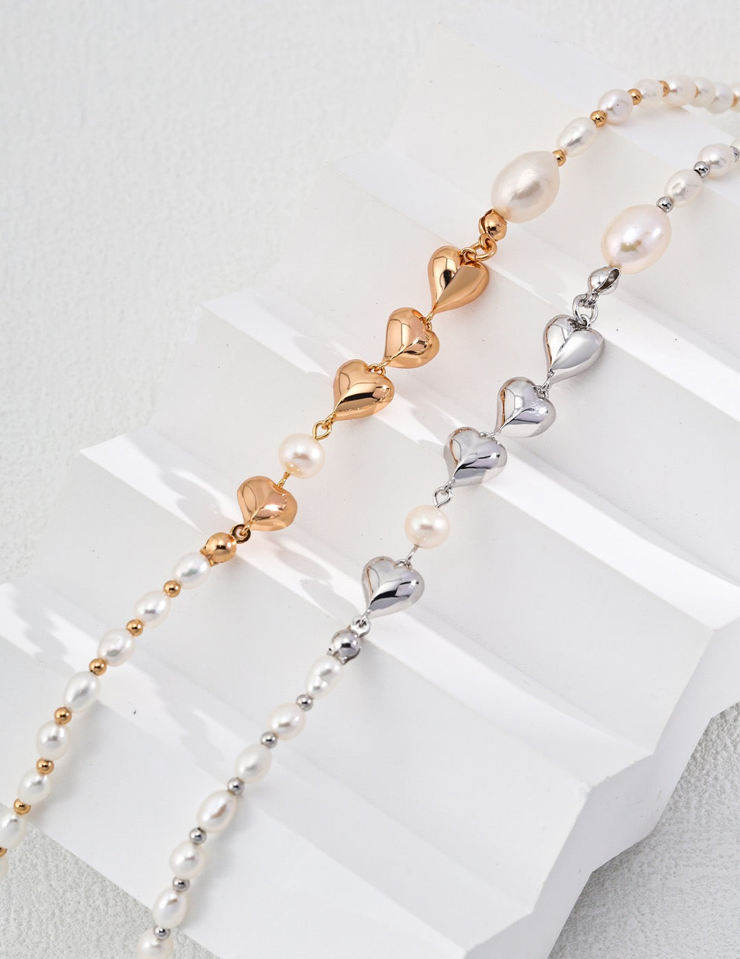 Hearty Pearl necklace
