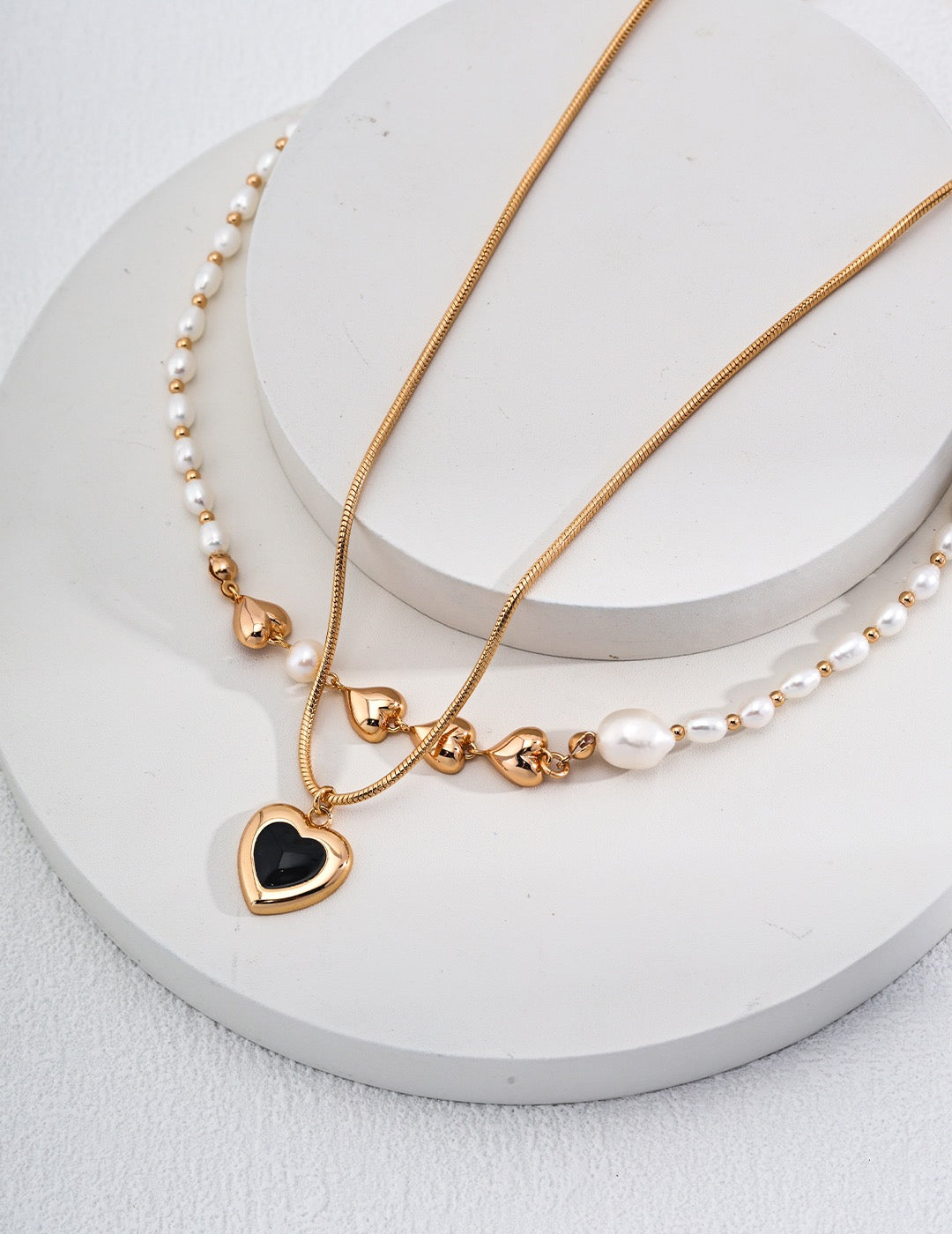 Hearty Pearl necklace