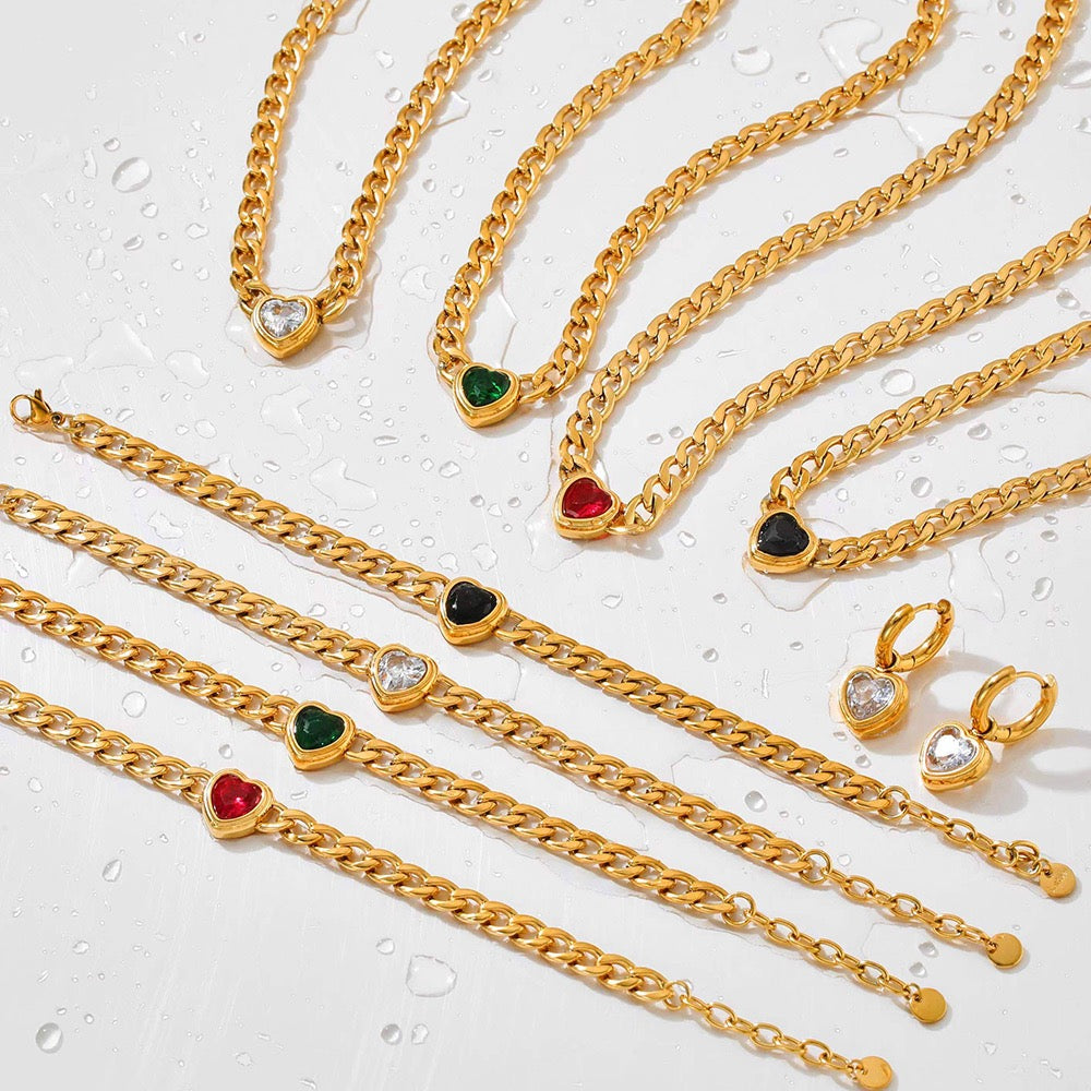 Red heart set