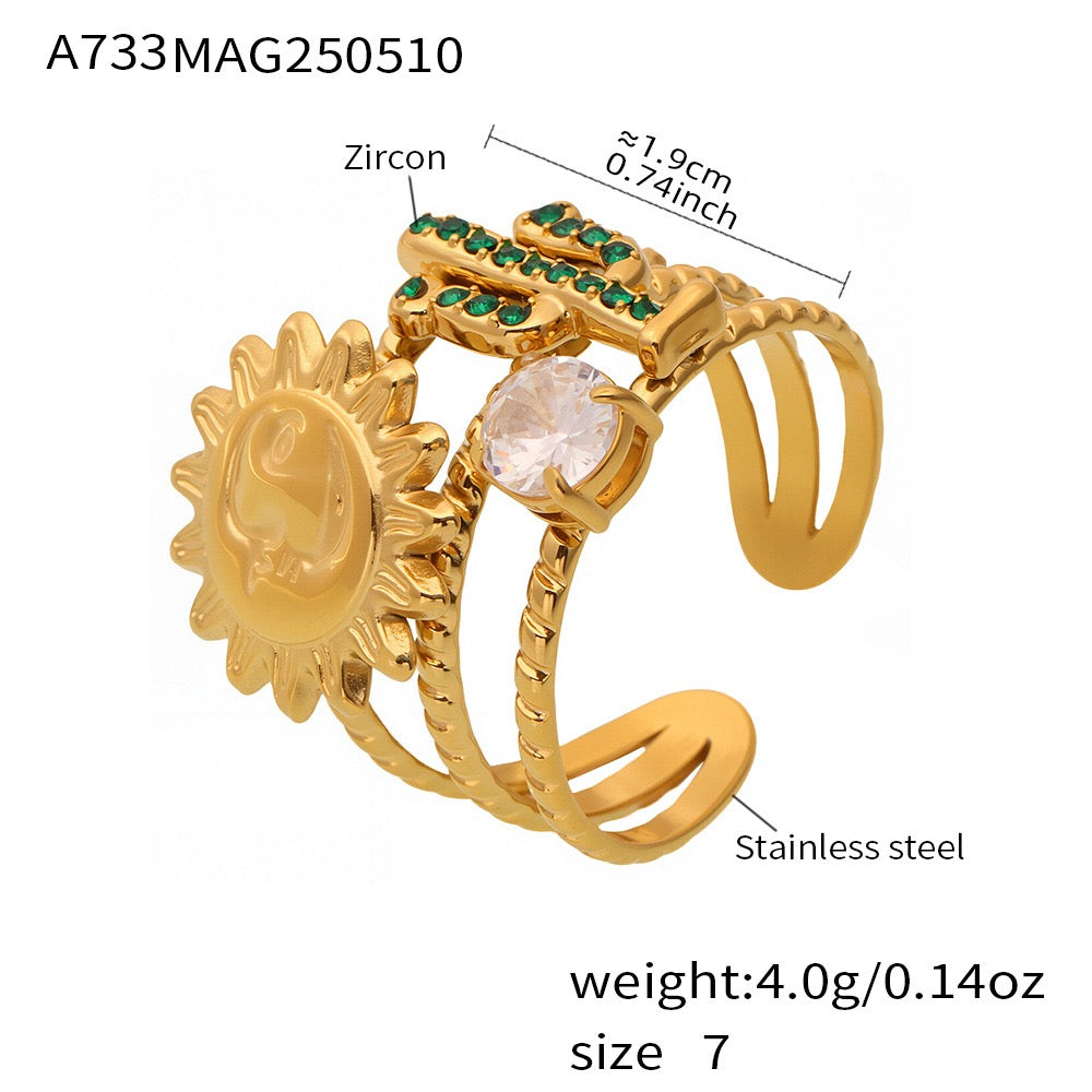 Cactus sun rings