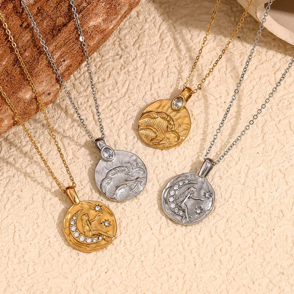 Beach wave necklace