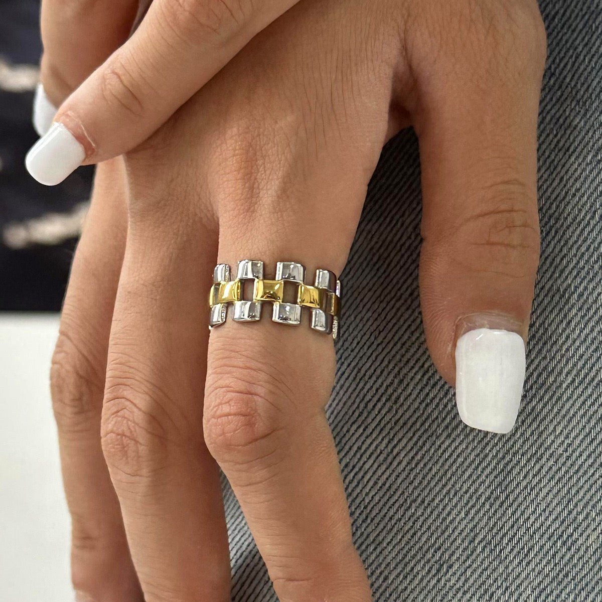 Watch belt rings