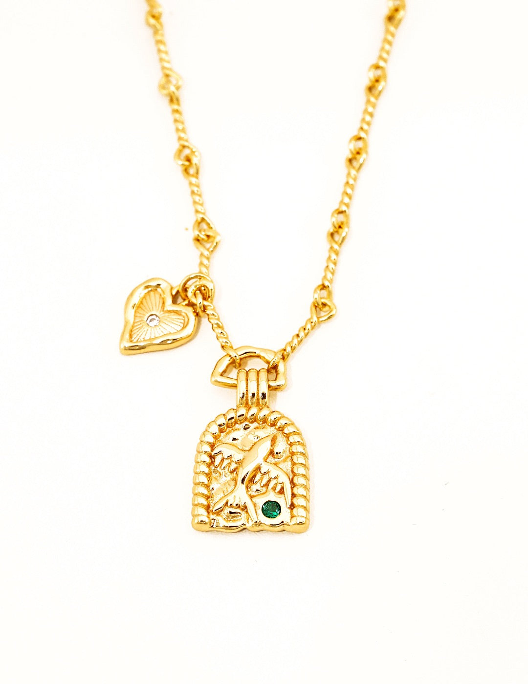 Robby Flying heart necklace