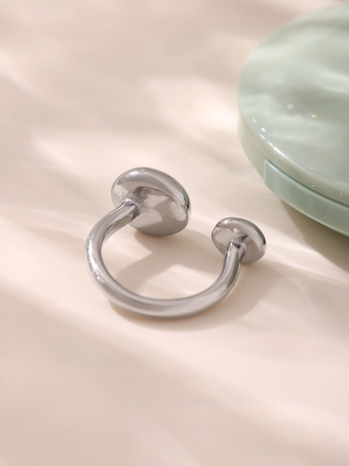 Double beady rings