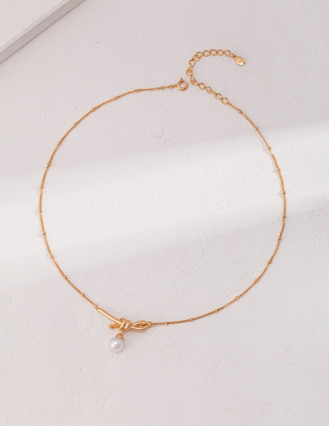 Coco Bow chain necklace
