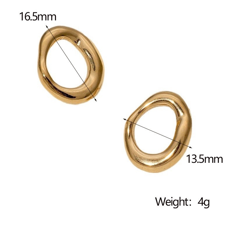 Dainty hoop earrings