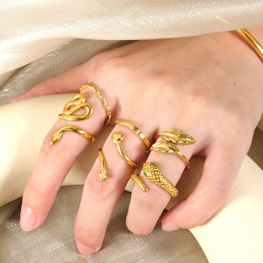Shooting star ring
