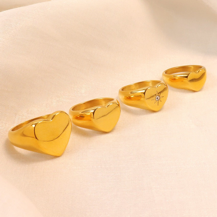 Mickey heart ring