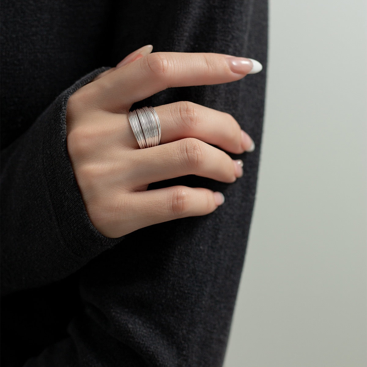 Sterling silver wire rings
