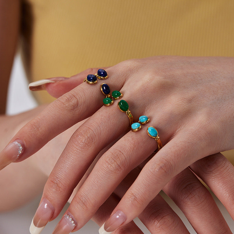 Wilmingson Natural stones rings