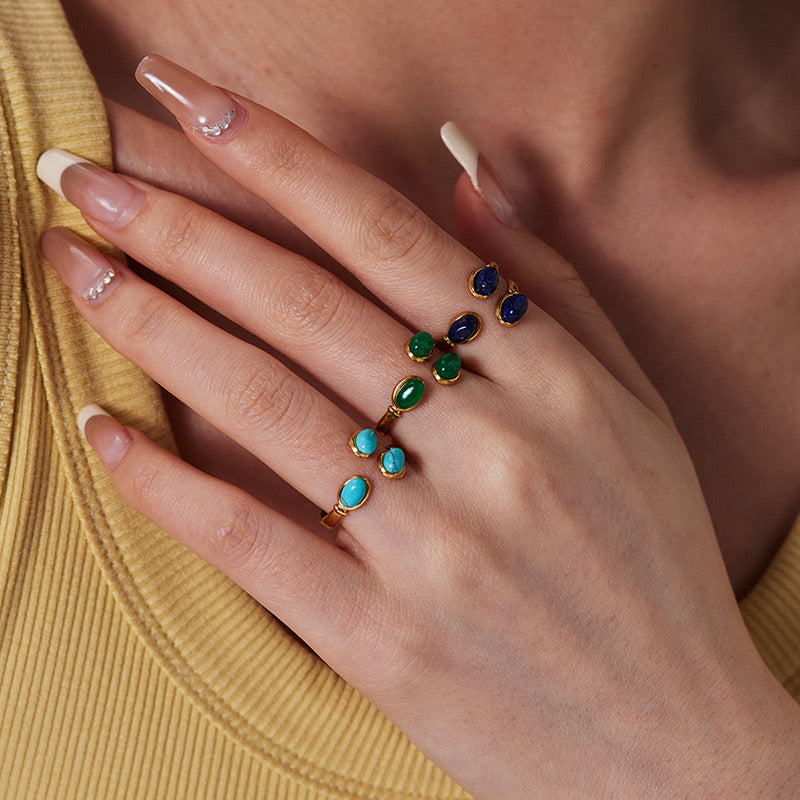 Wilmingson Natural stones rings