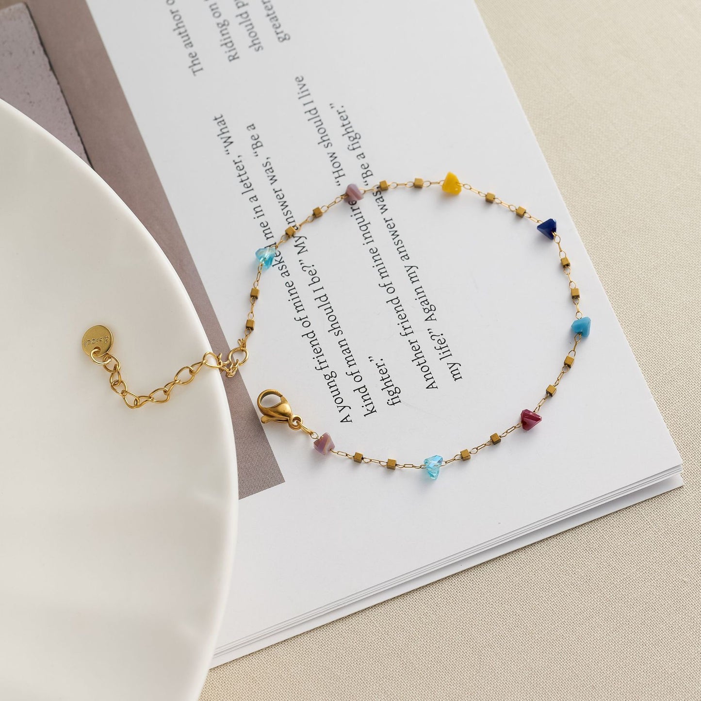 Rainbow stone set