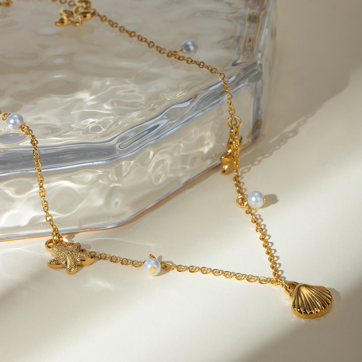 Balman Seashell pearly necklace