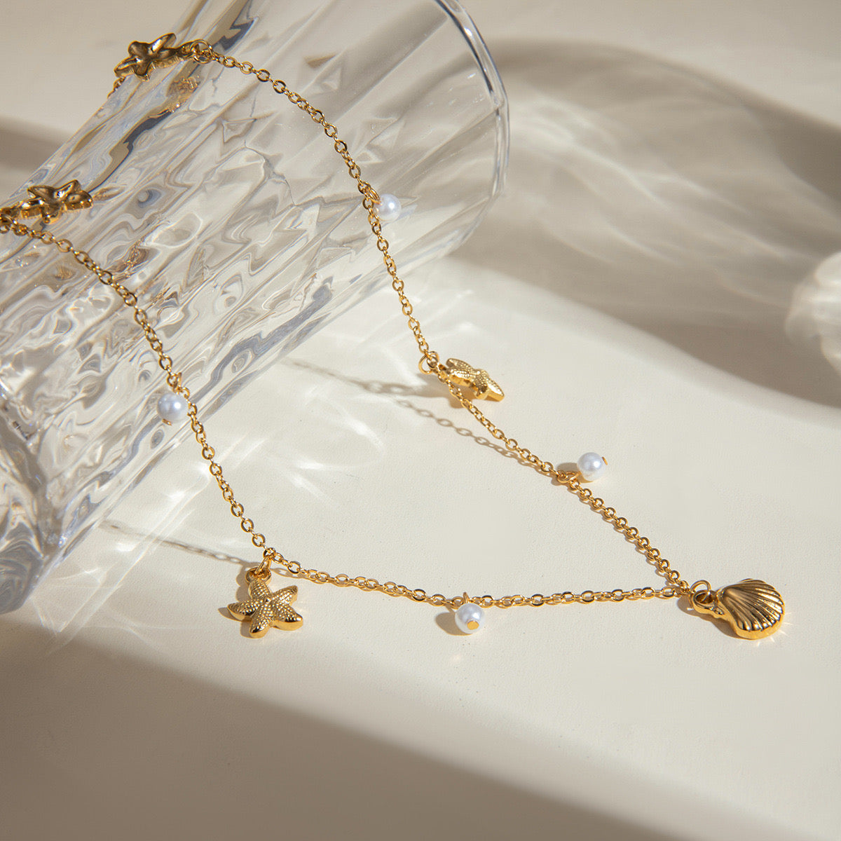 Balman Seashell pearly necklace