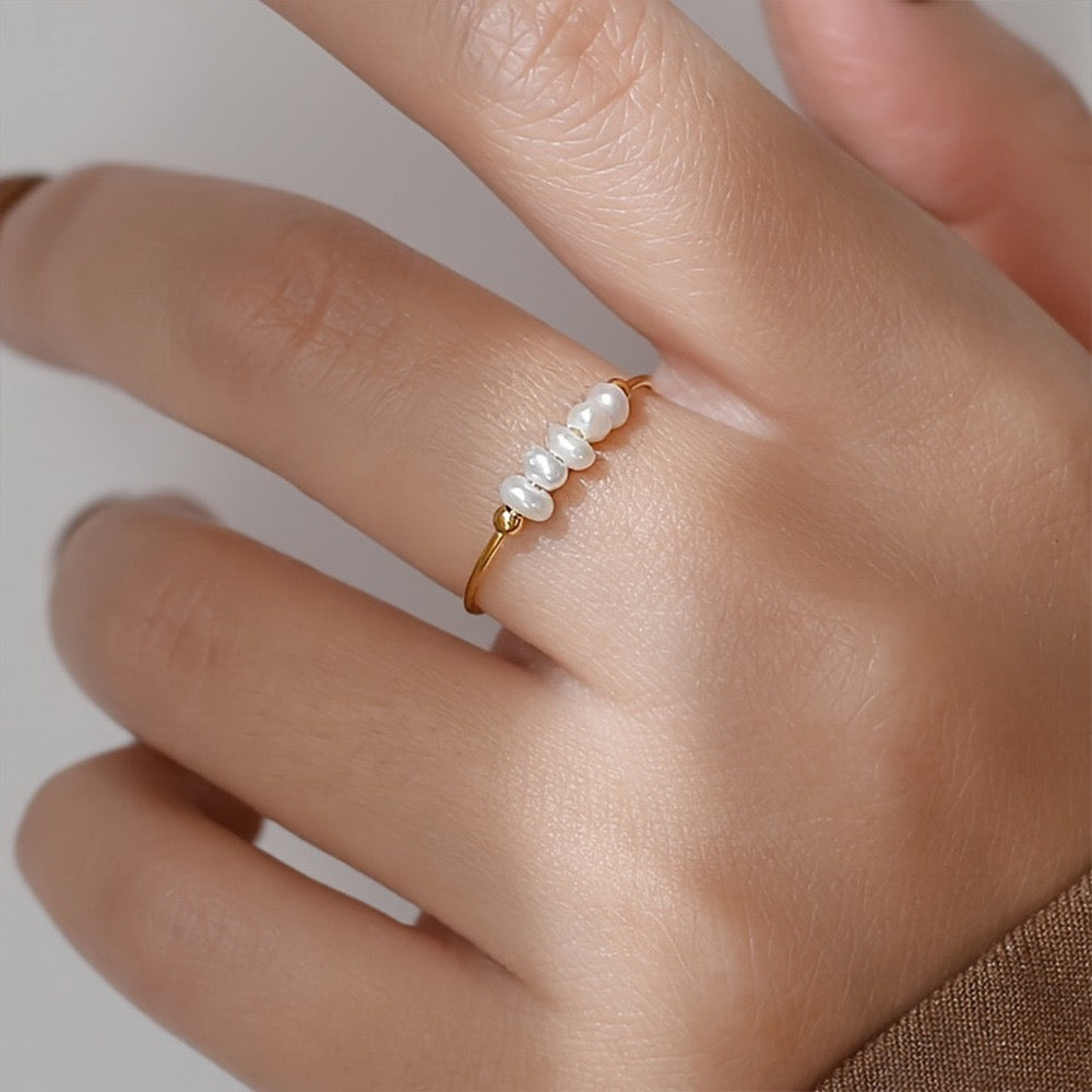 Kalani Sanity pearl handmade rings