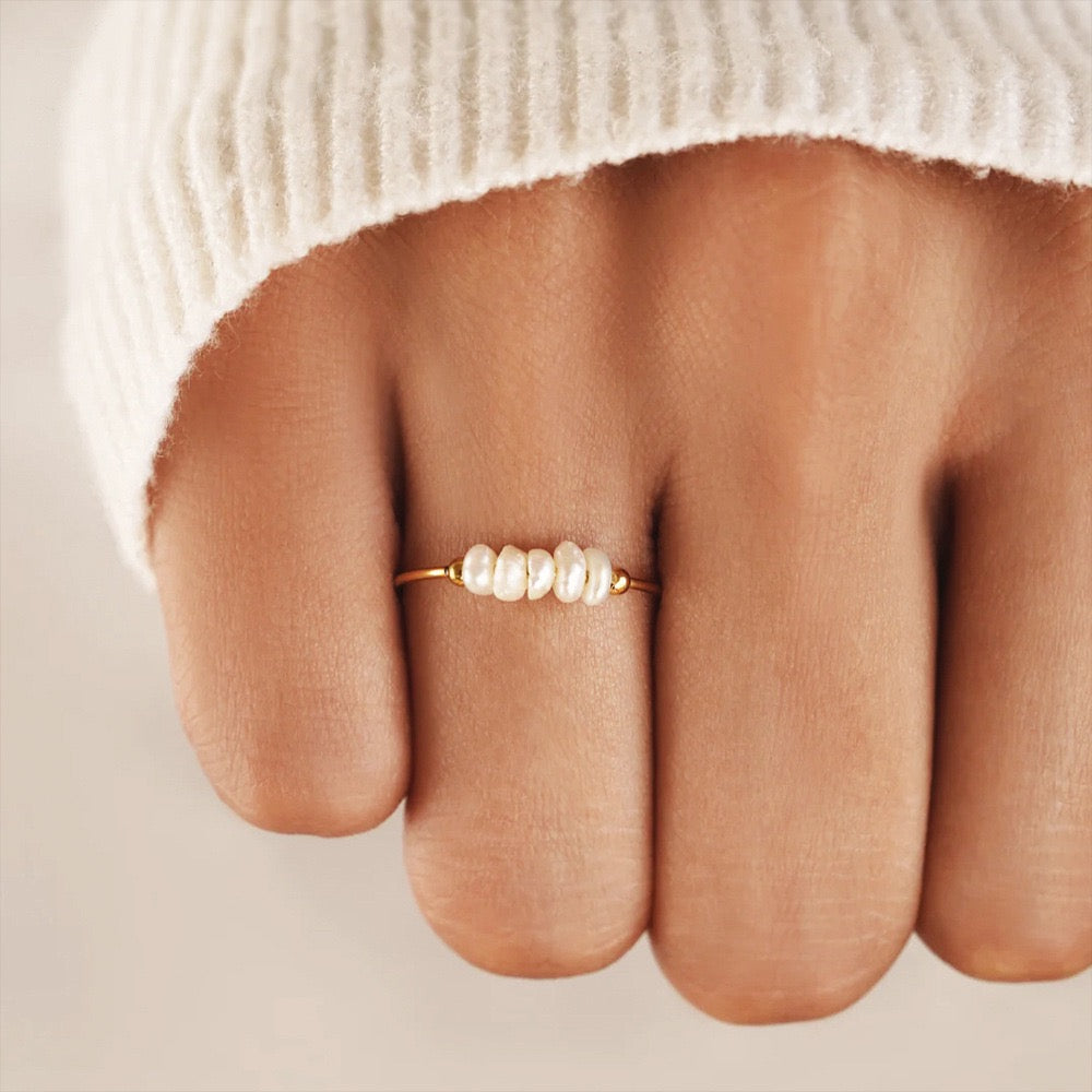 Kalani Sanity pearl handmade rings