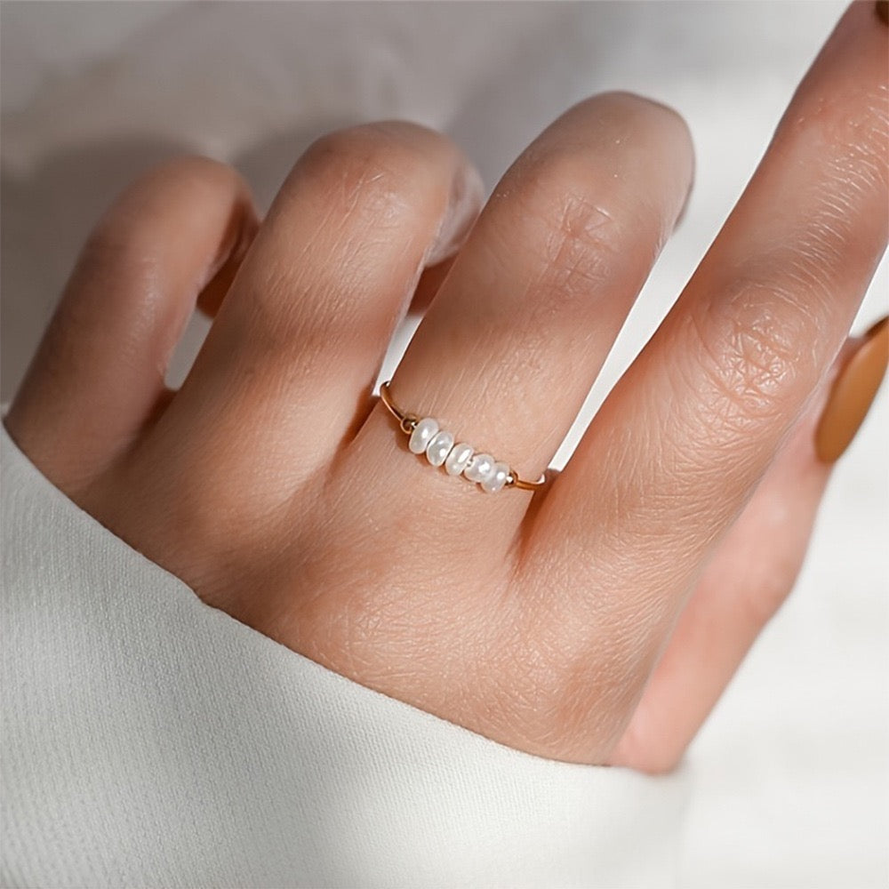 Kalani Sanity pearl handmade rings