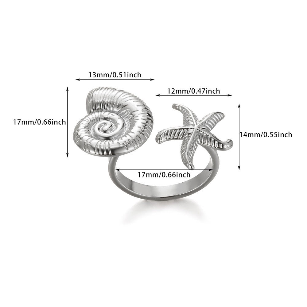 Starfish shell rings