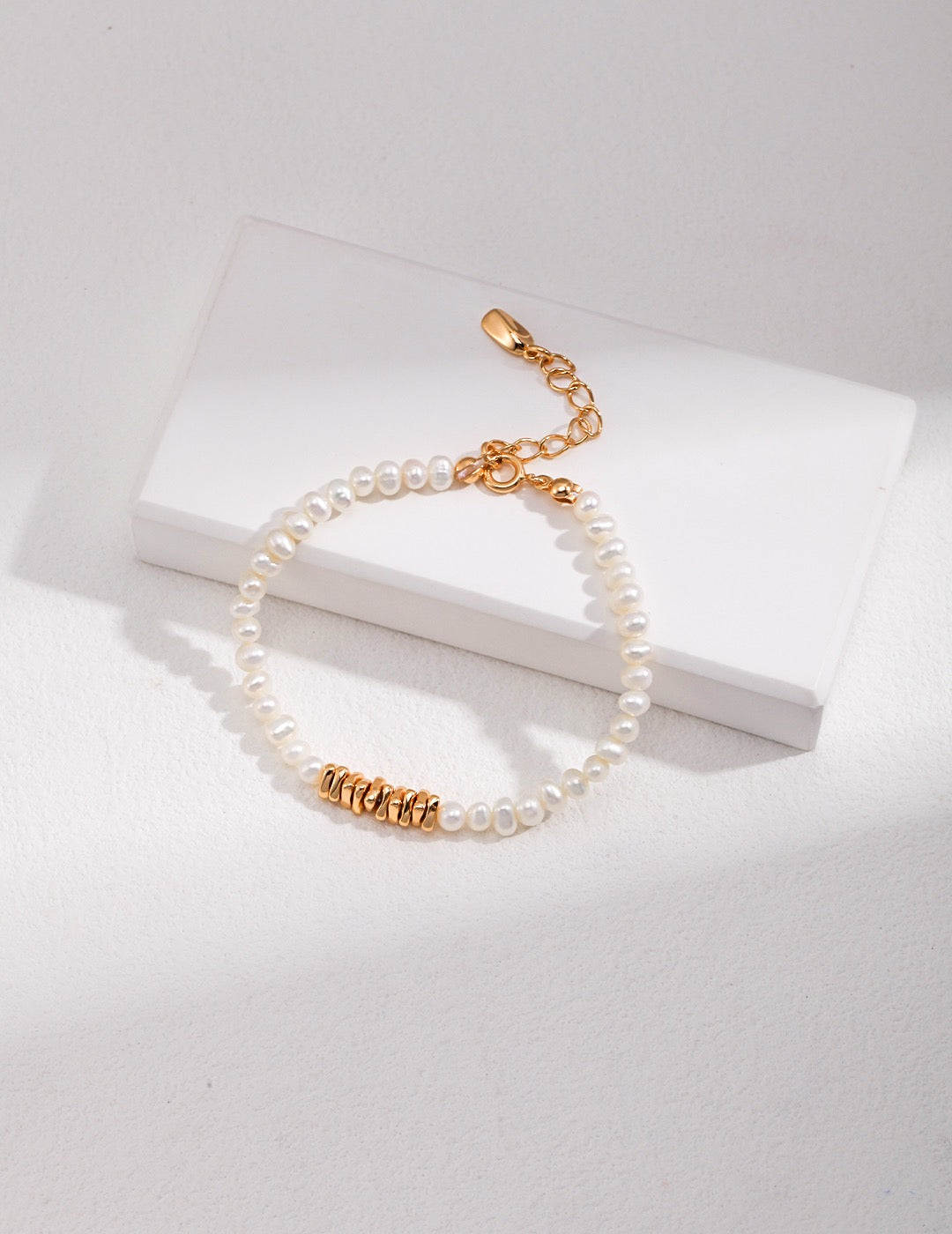 Golden nuggets Pearl set