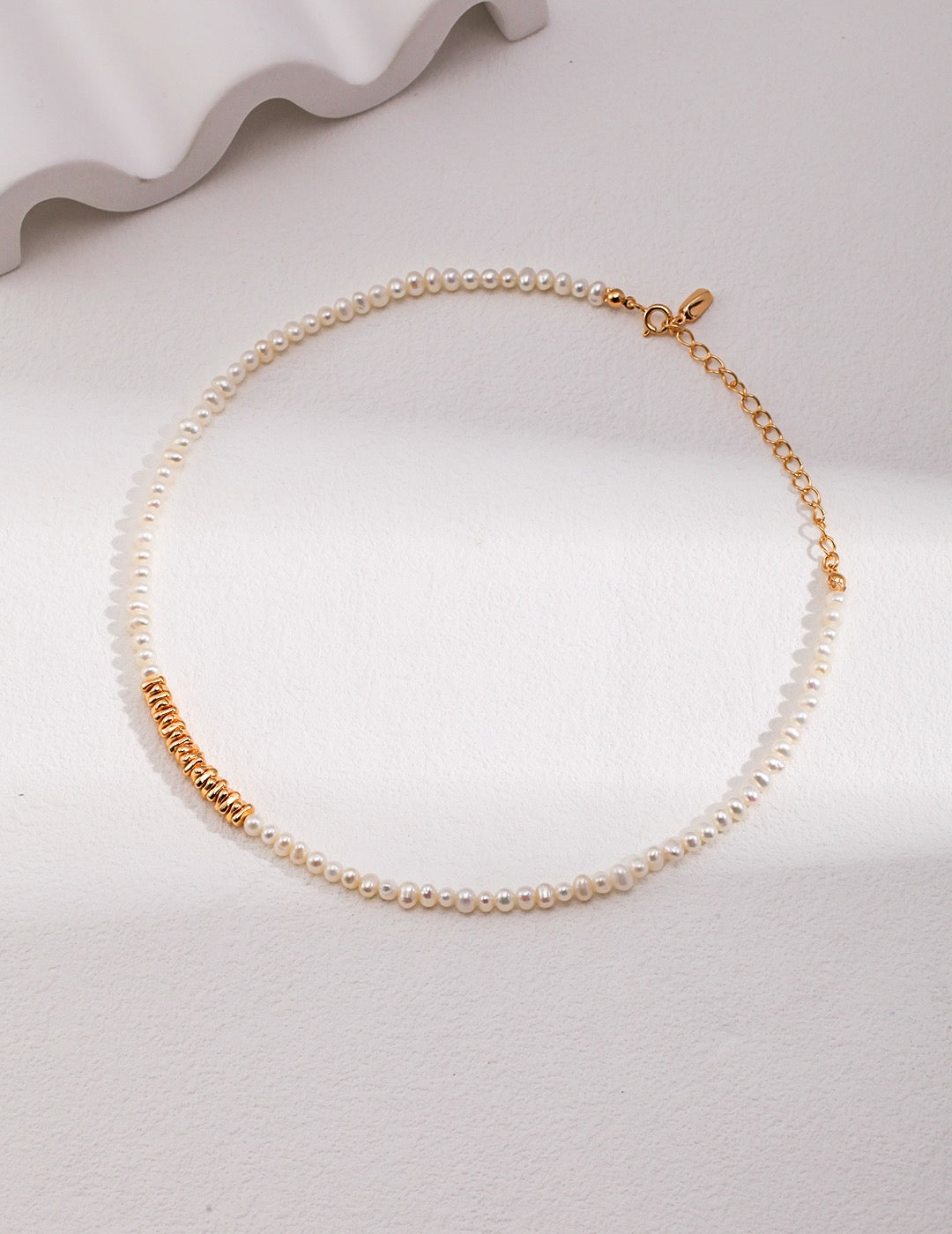 Golden nuggets Pearl set