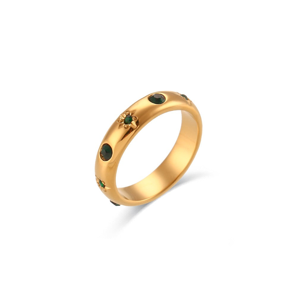 Hazel Star dust rings