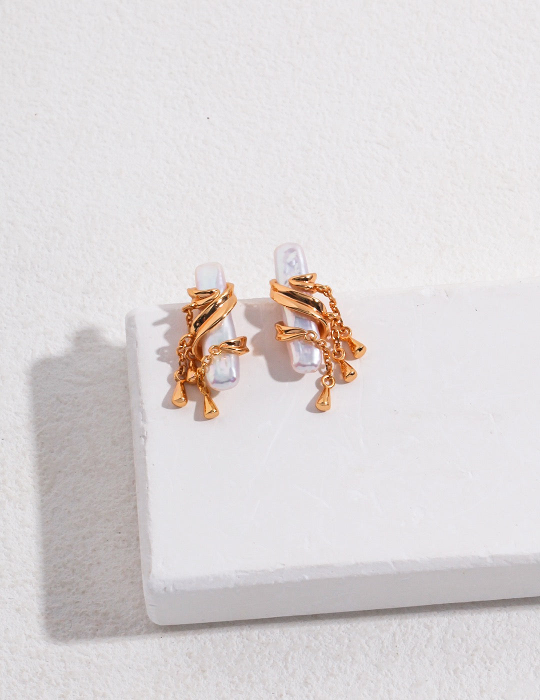 Austria Baroque pearl earrings