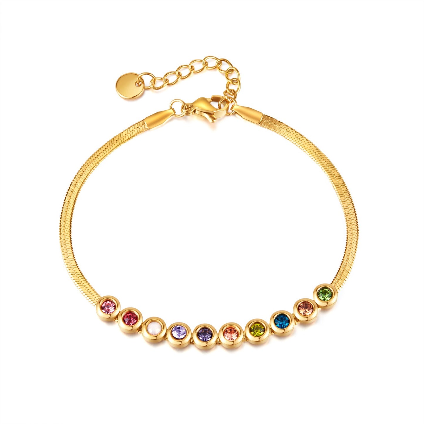 Norman zircon stone bracelet
