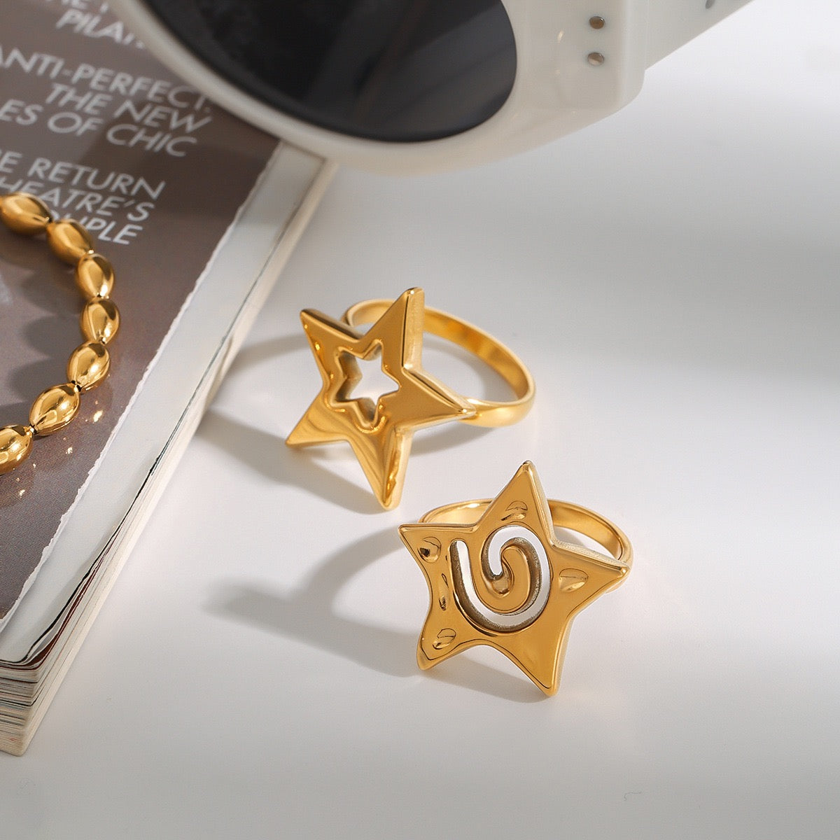 Starry rings