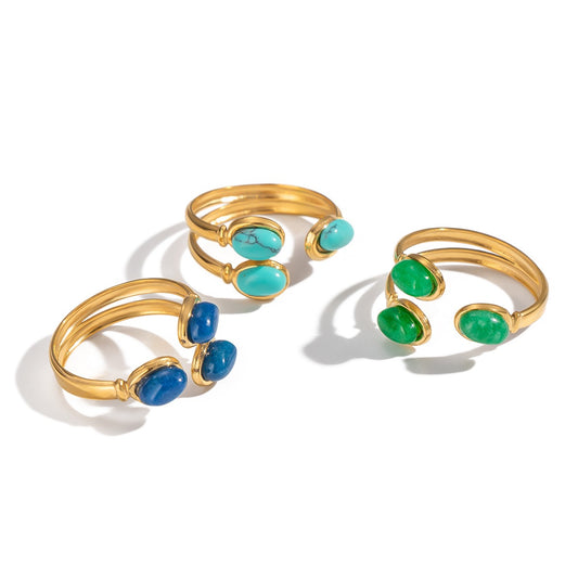 Wilmingson Natural stones rings