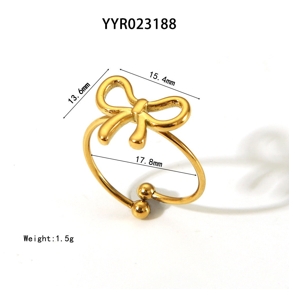 Elise Bow rings