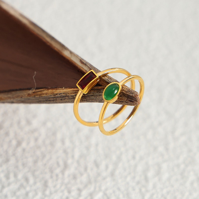 Heath dainty rings