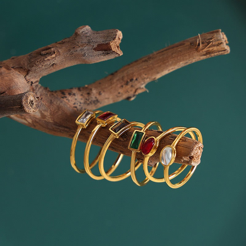 Heath dainty rings