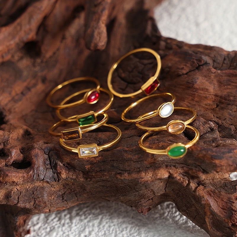Heath dainty rings