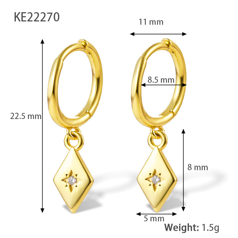Zolie Dainty sterling silver earrings