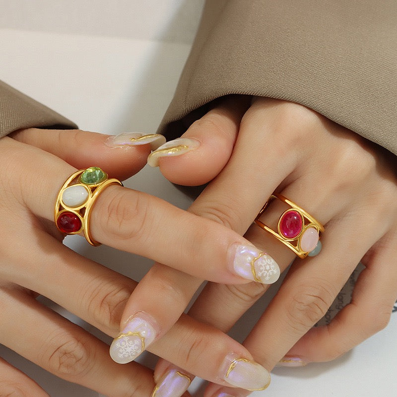 Darcy stone rings