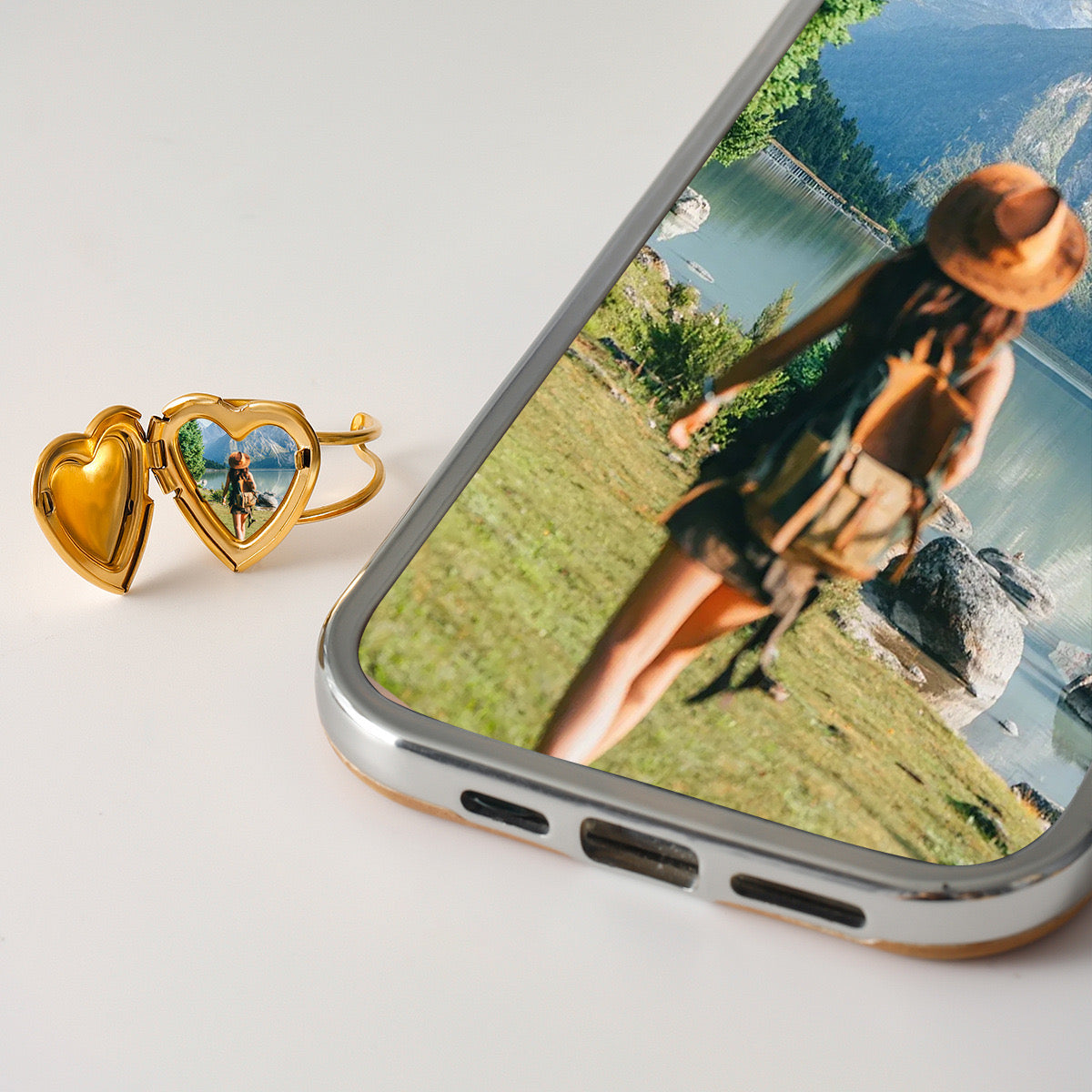 Maria Locket rings