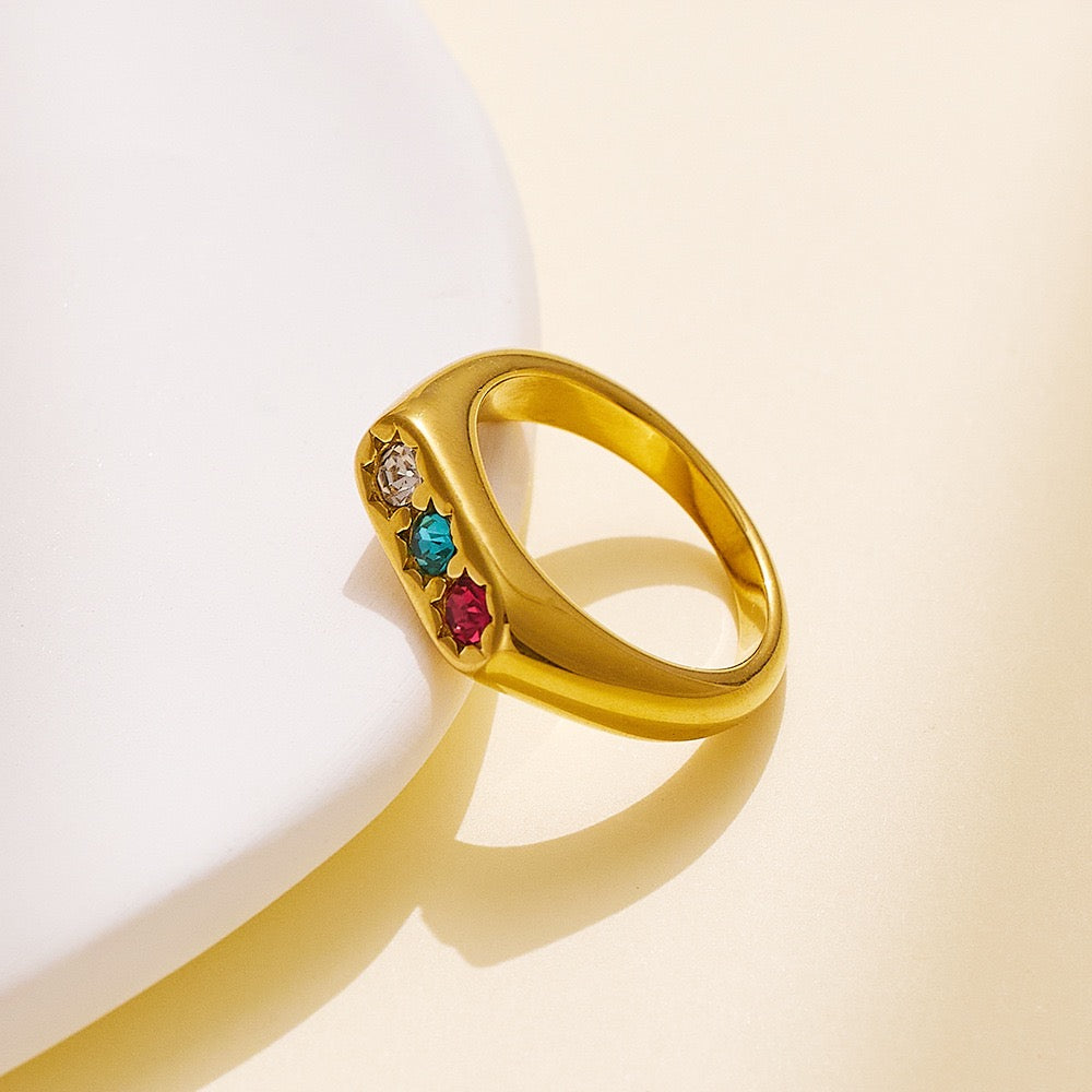 Three star rings