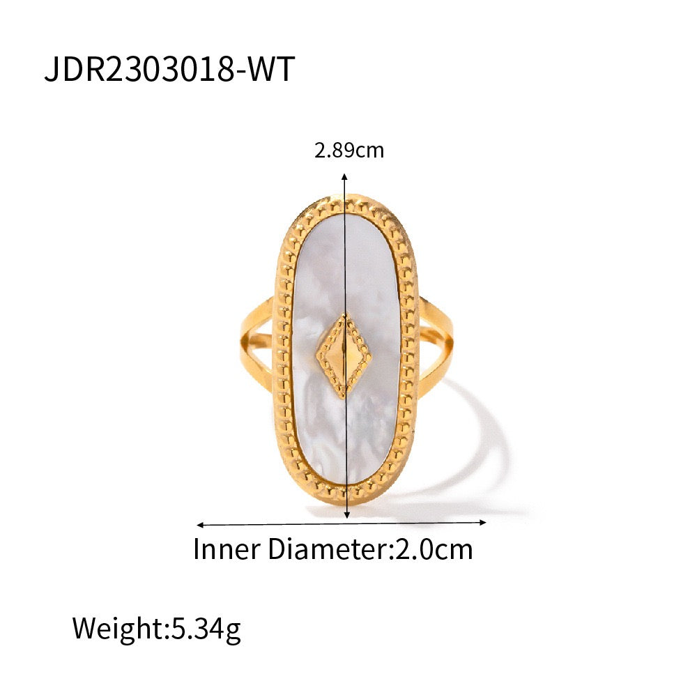 Jessie Natural stone rings