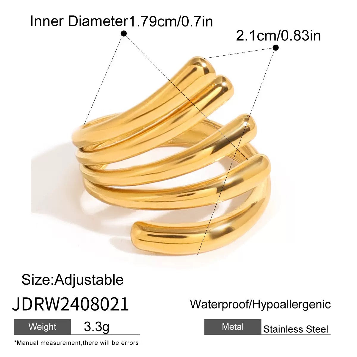 Malia Splash rings