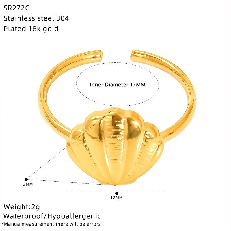 Iria Beach side rings collection