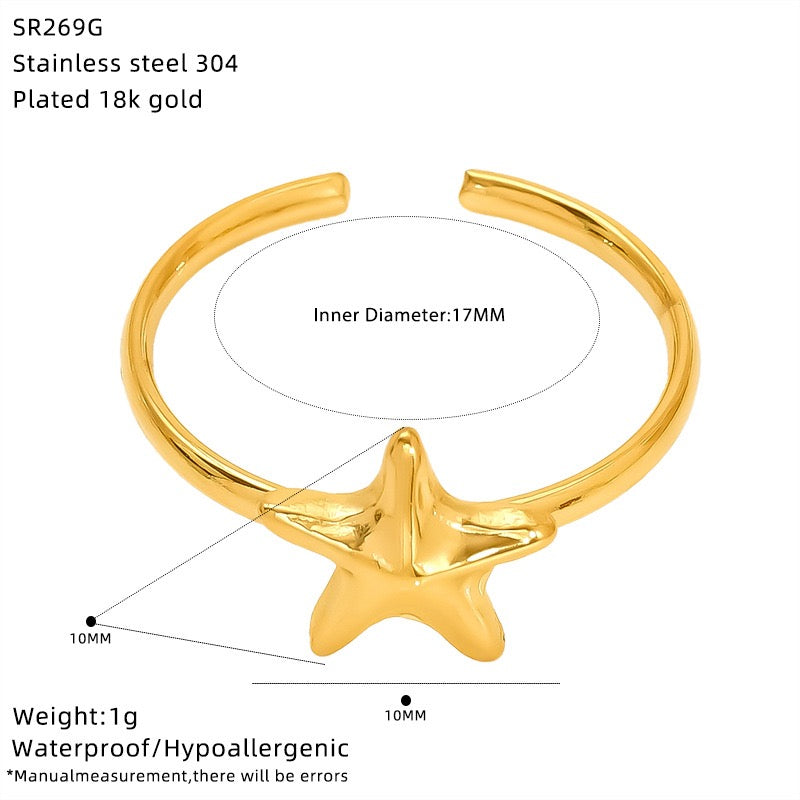 Iria Beach side rings collection