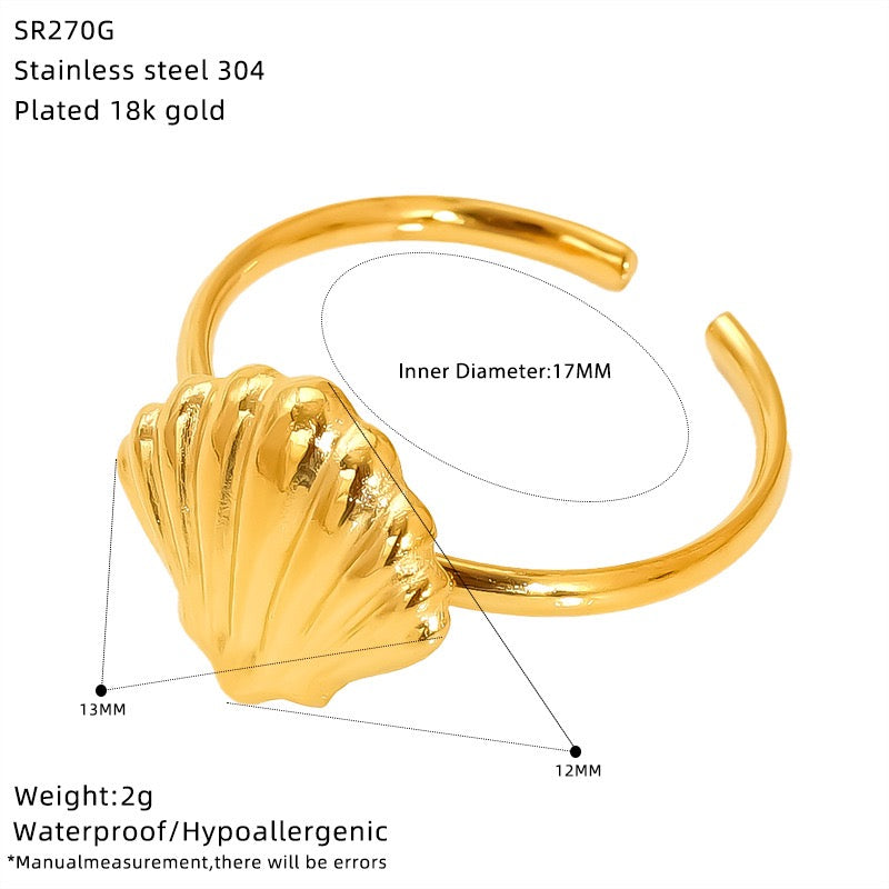 Iria Beach side rings collection